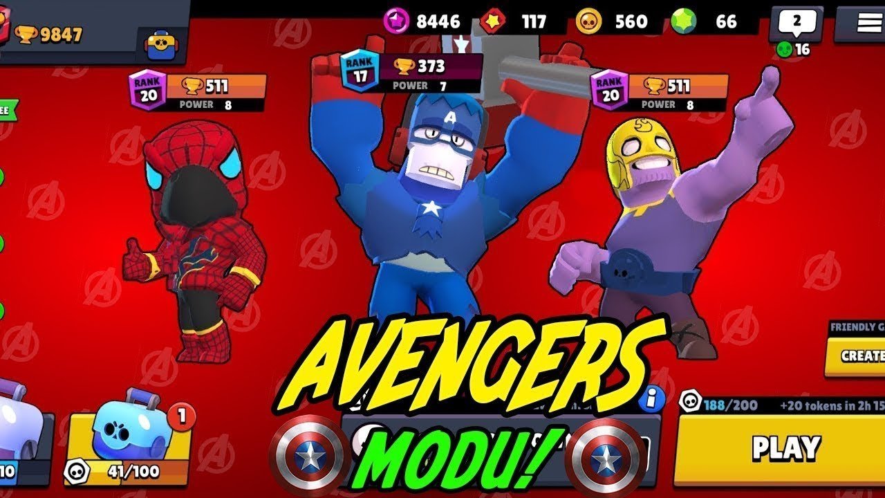 Brawl Stars Avengers Mod